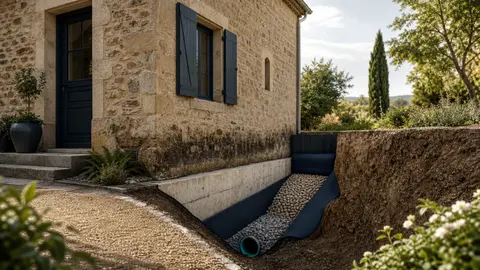Le vrai prix d'un drainage de maison ancienne et les erreurs à éviter