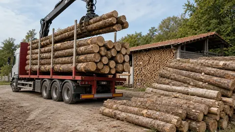 Semi-remorque de bois de chauffage en 2 m: prix et vrais coûts