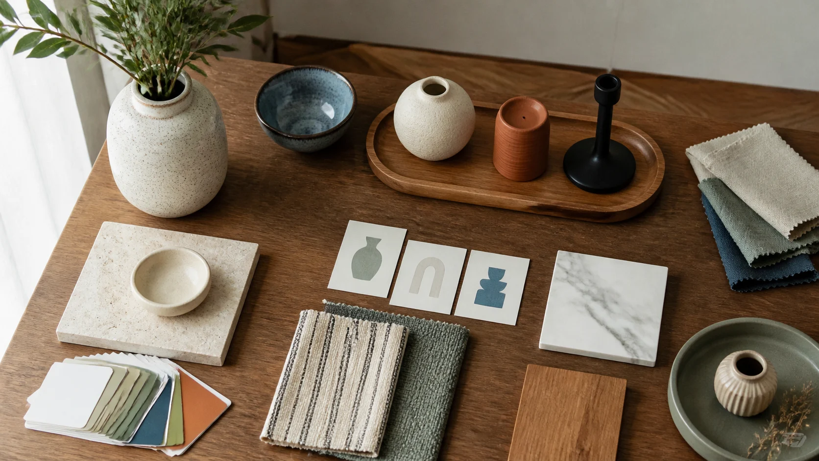 Composition de matières et objets pour créer des décorations originales