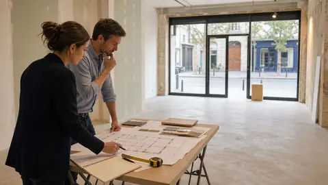 Avant travaux dans un local commercial, les questions à poser