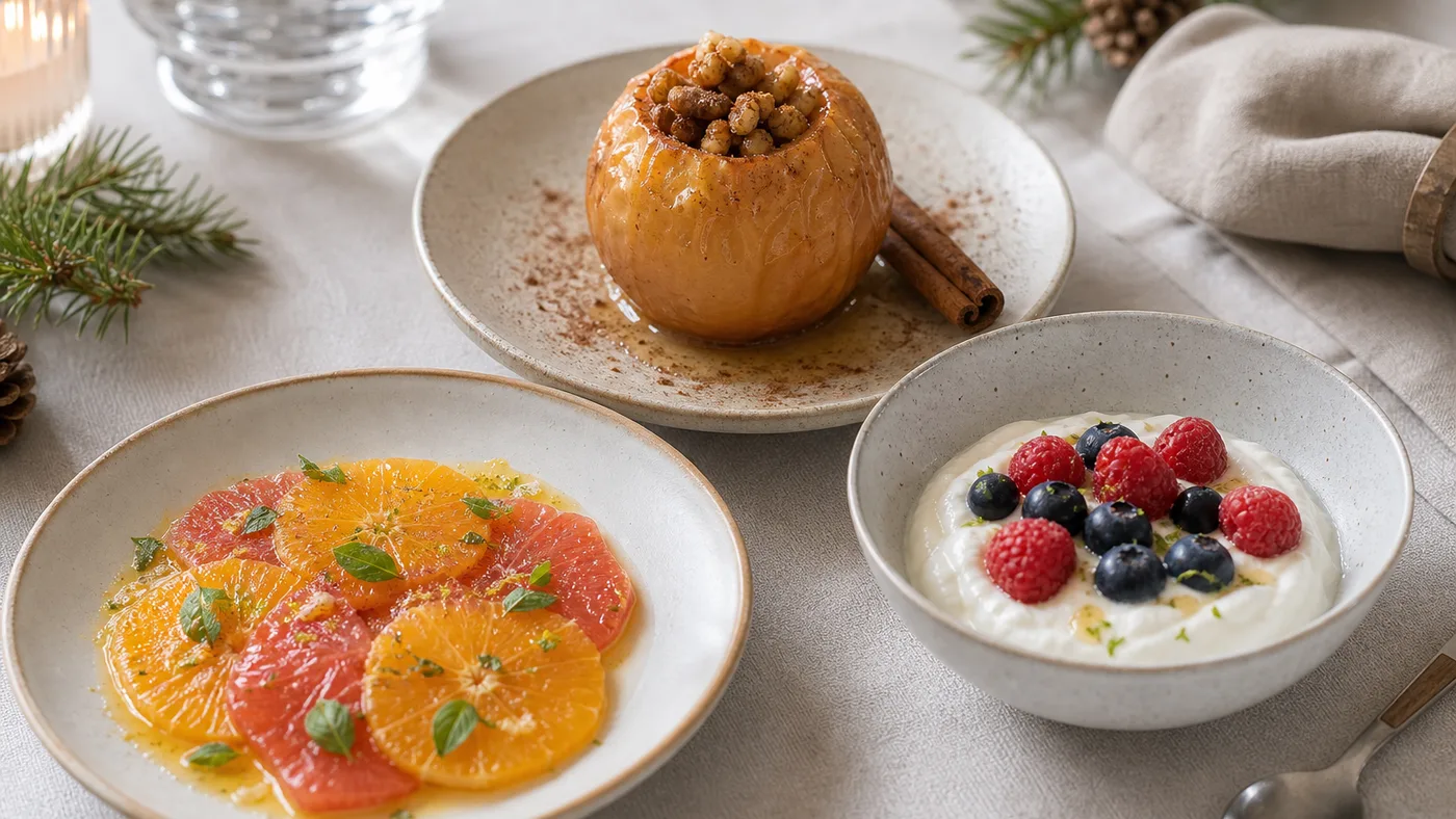 Desserts légers à servir après une tartiflette