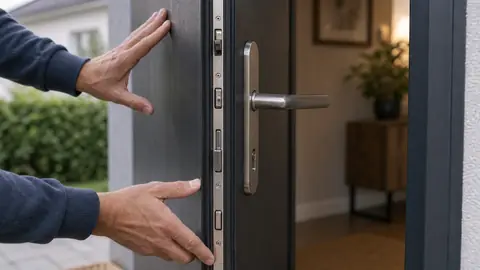 Porte 5 points bloquée: que faire sans l'abîmer?
