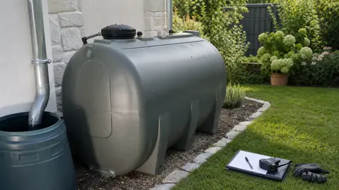 Transformer une cuve à fioul en récupérateur d'eau sans risque